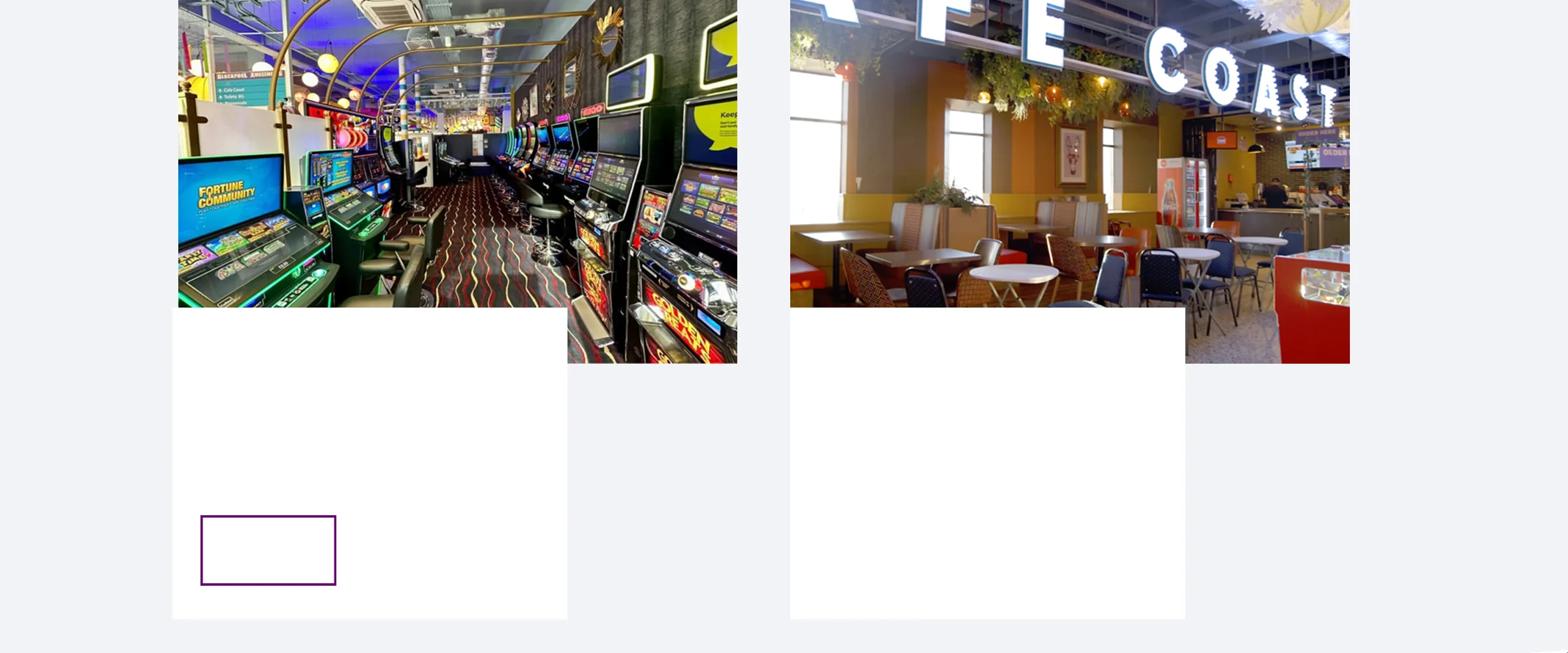 More ways to enjoy your visit: adult gaming and the cafe