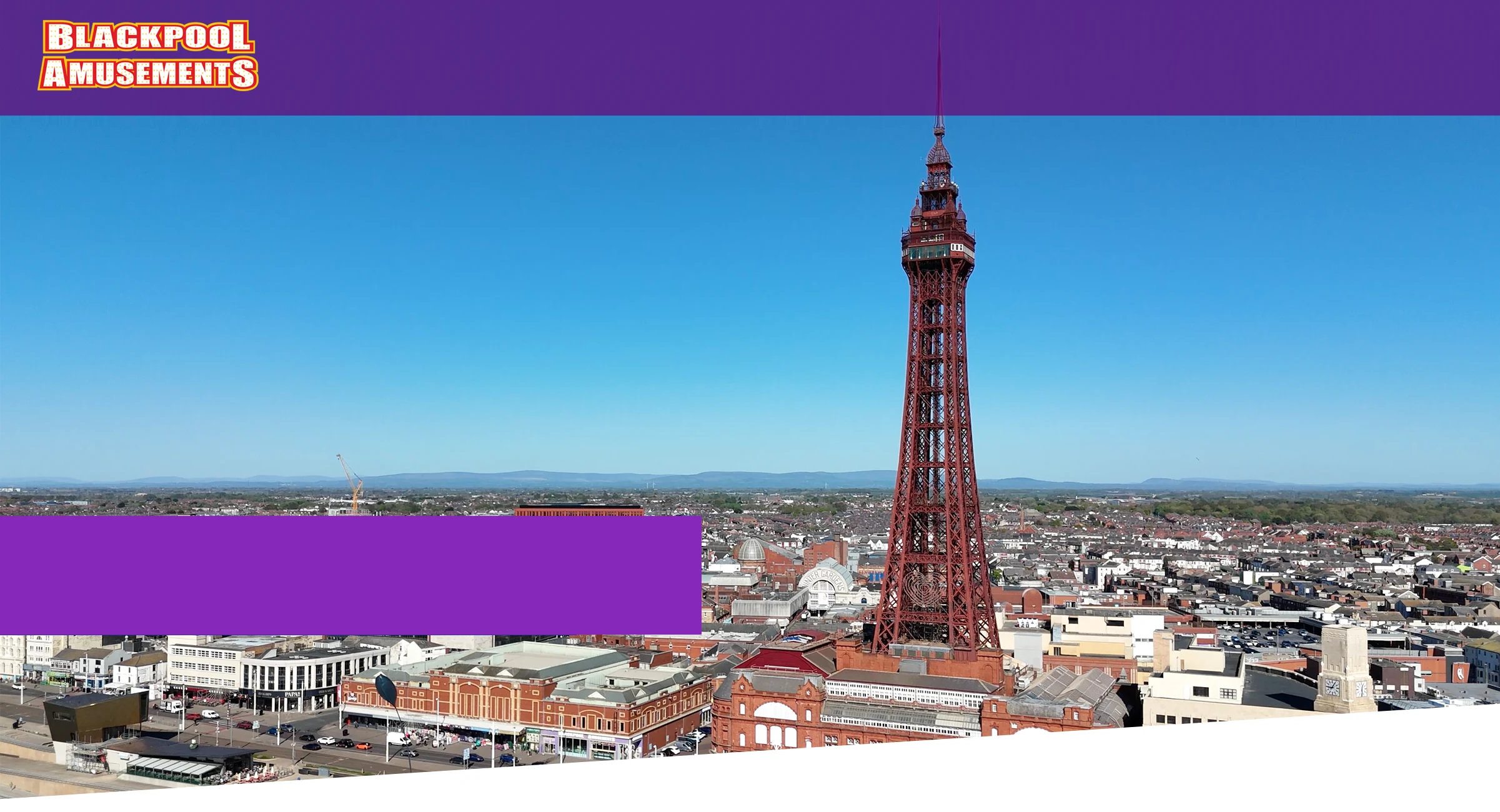 Blackpool Amusements privacy and GDPR banner