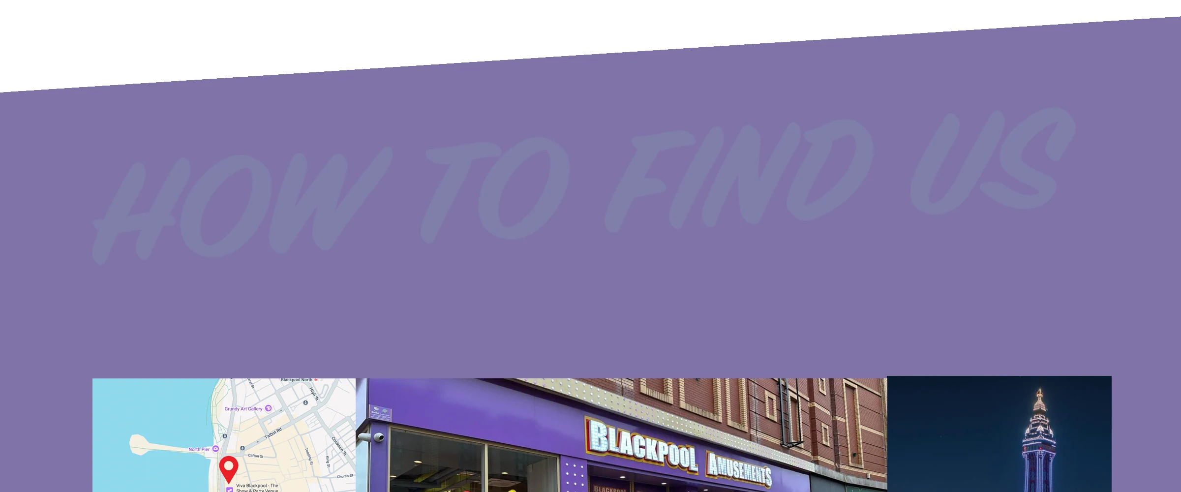 How to find Blackpool Amusements on Bank Hey Street