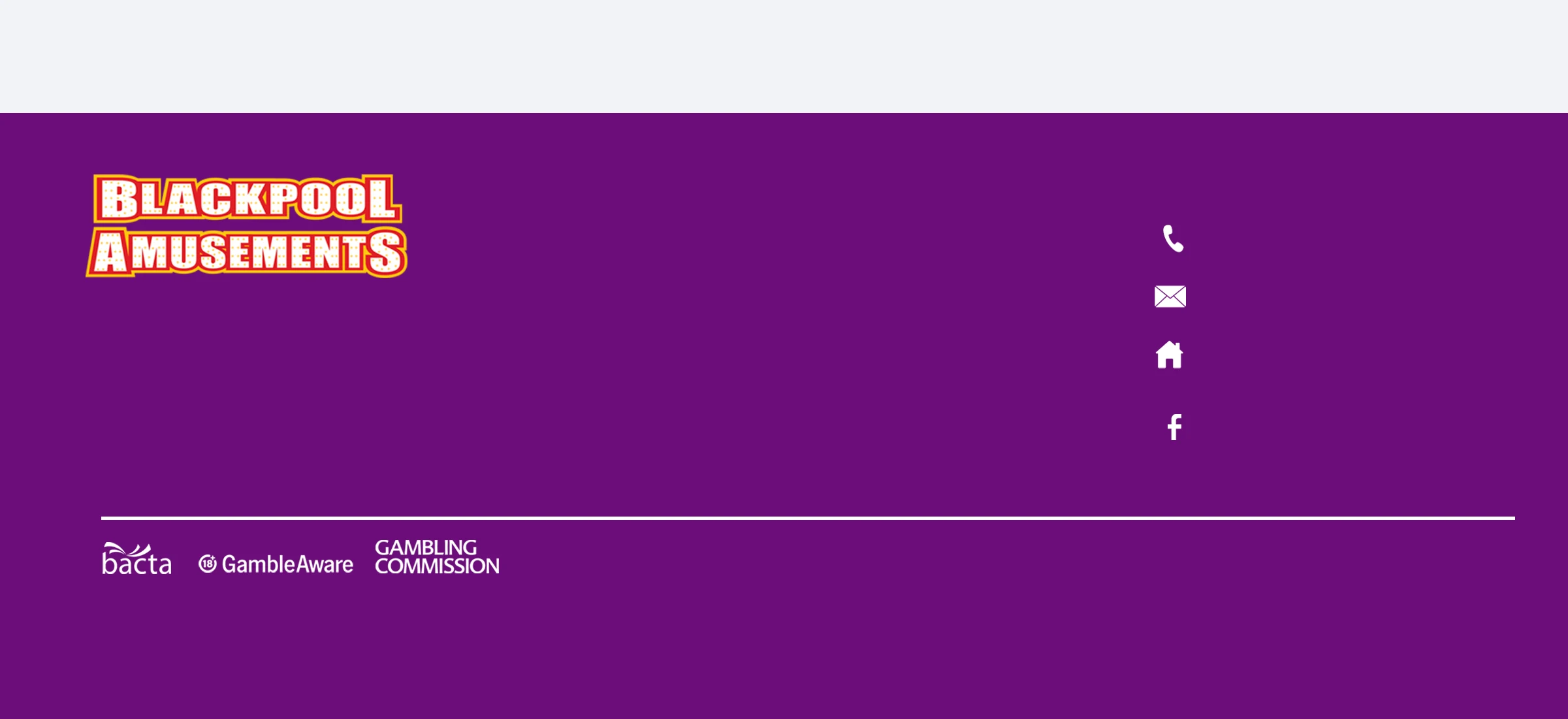 Blackpool Amusements footer