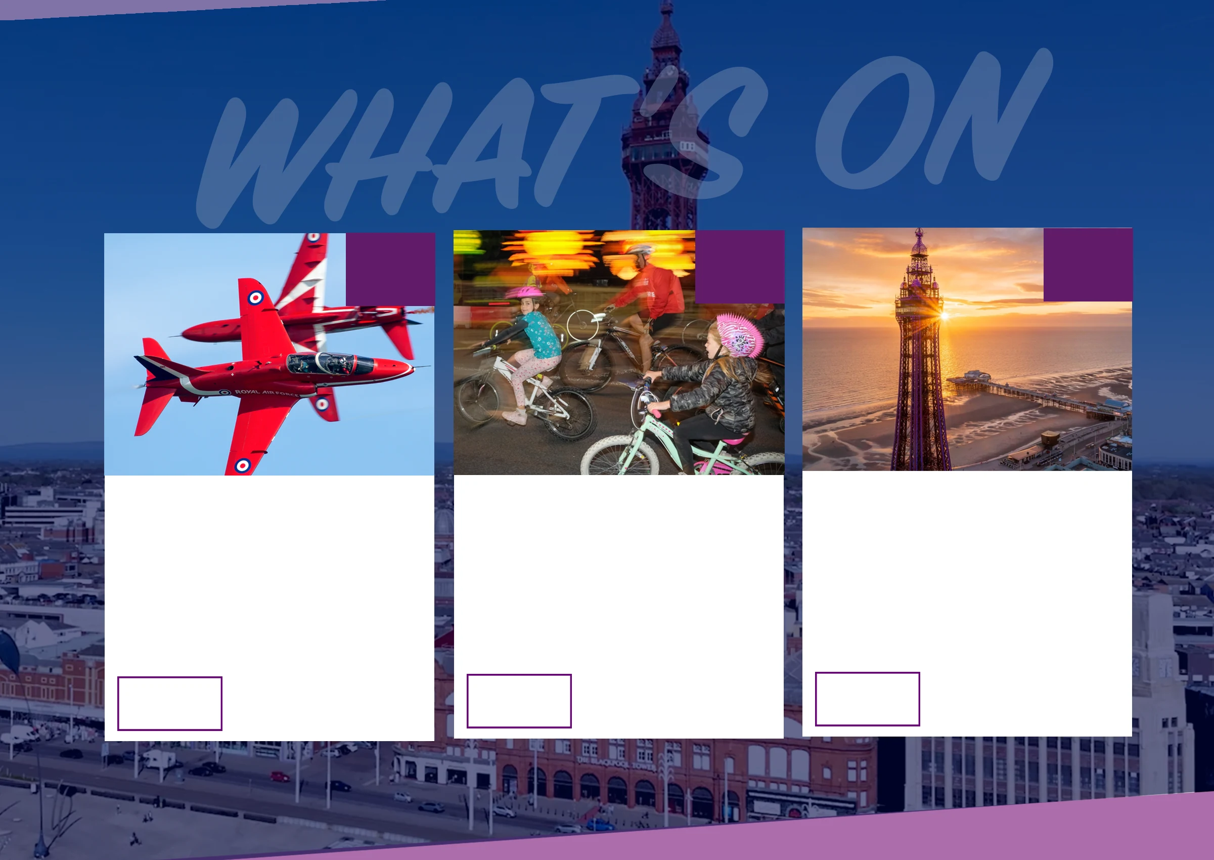 What's on in Blackpool: airshow, illuminations and the Tower