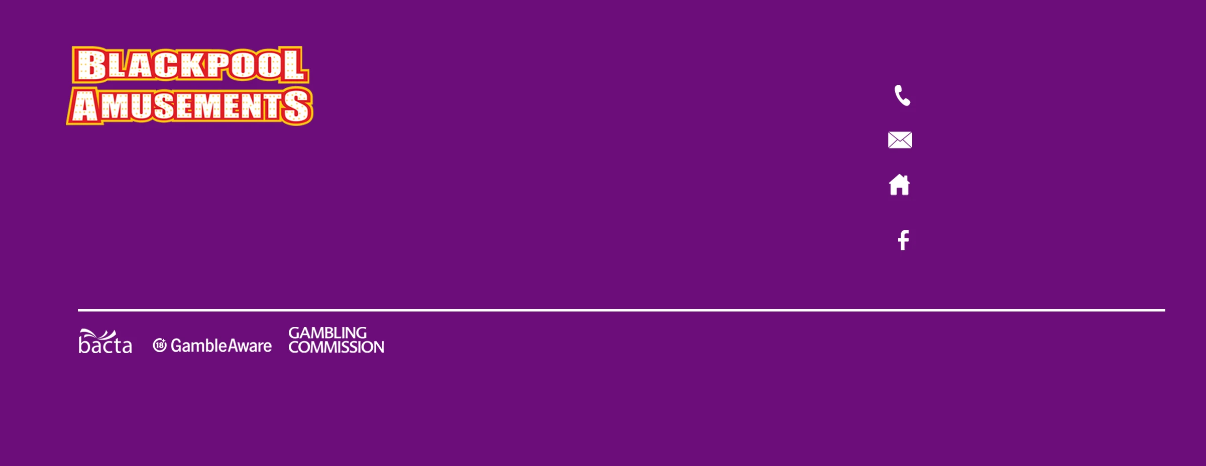 Blackpool Amusements footer