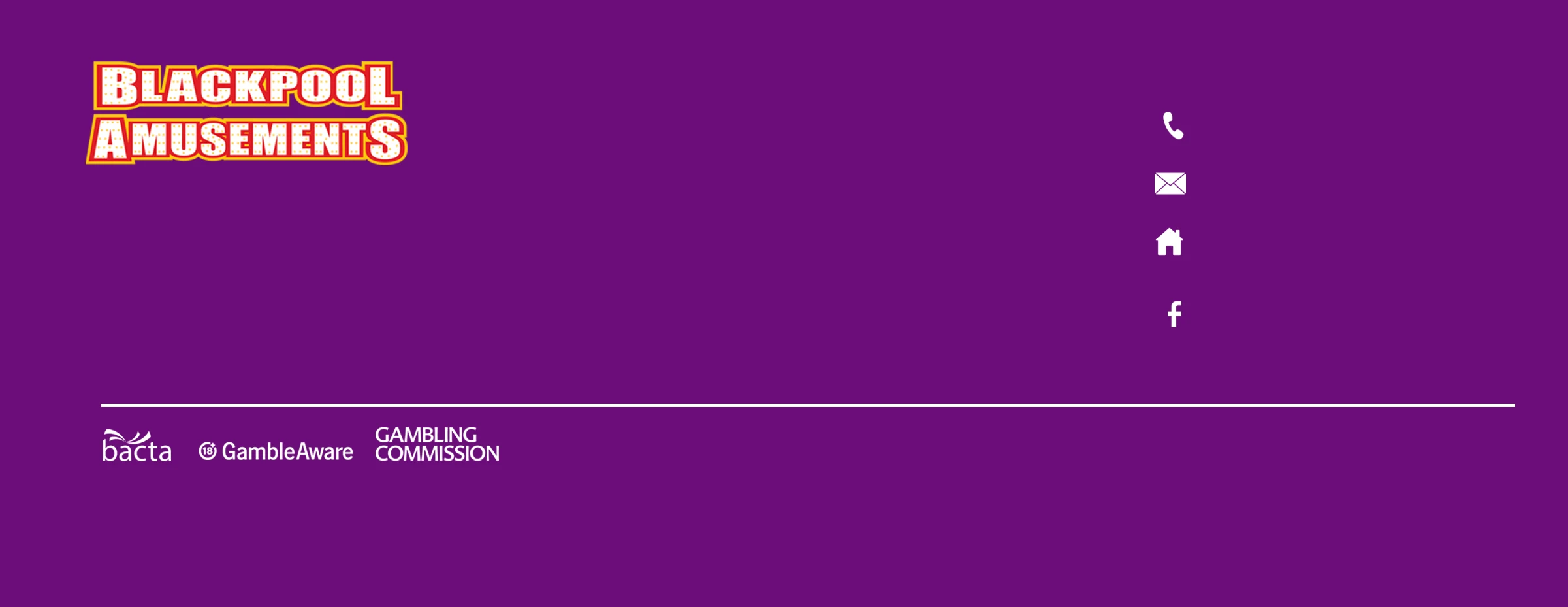 Blackpool Amusements footer